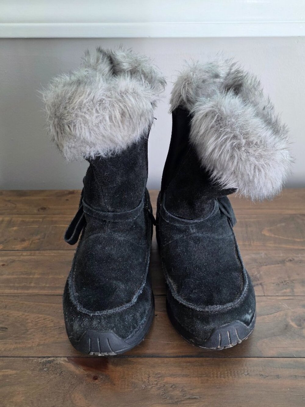 Sorel Northern Lite Tall black suede winter boots (style number NL1431-010)